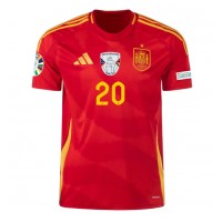 Maglie da calcio Spagna Pedri Gonzalez #20 Prima Maglia Europei 2024 Manica Corta